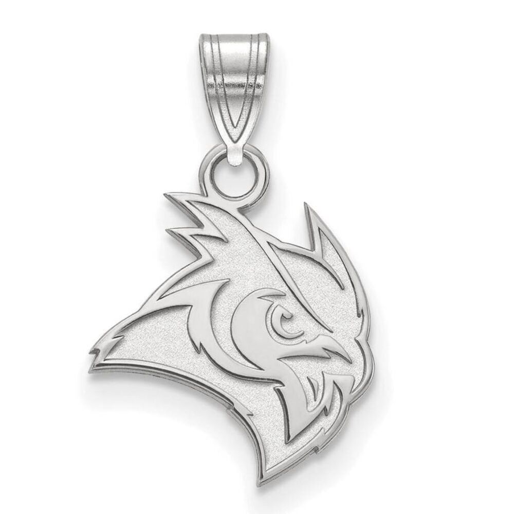 10k White Gold Rice U. Small Pendant